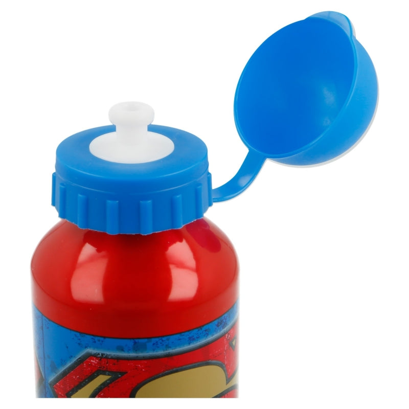 Sticla de apa pentru copii, din aluminiu, Superman Multicolor, 400 ml (1)