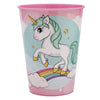 Pahar pentru copii, din plastic, Unicorn Multicolor, 260 ml