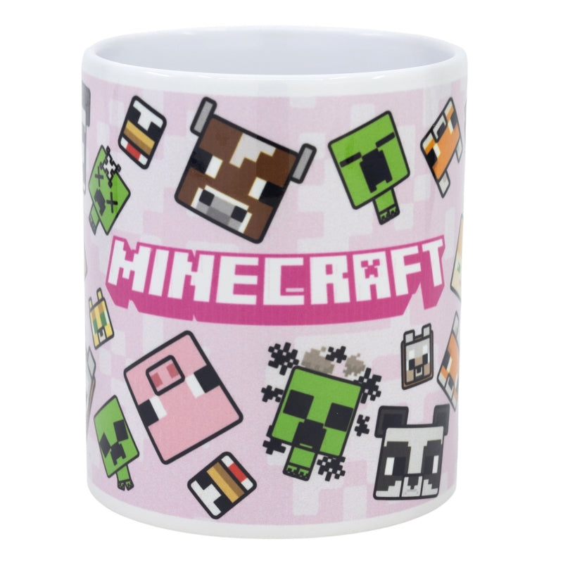 Cana pentru copii, din ceramica, Minecraft Girl Multicolor, 325 ml (2)