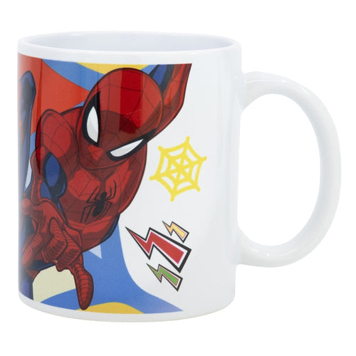 Cana pentru copii, din ceramica, Spiderman 1 Multicolor, 325 ml