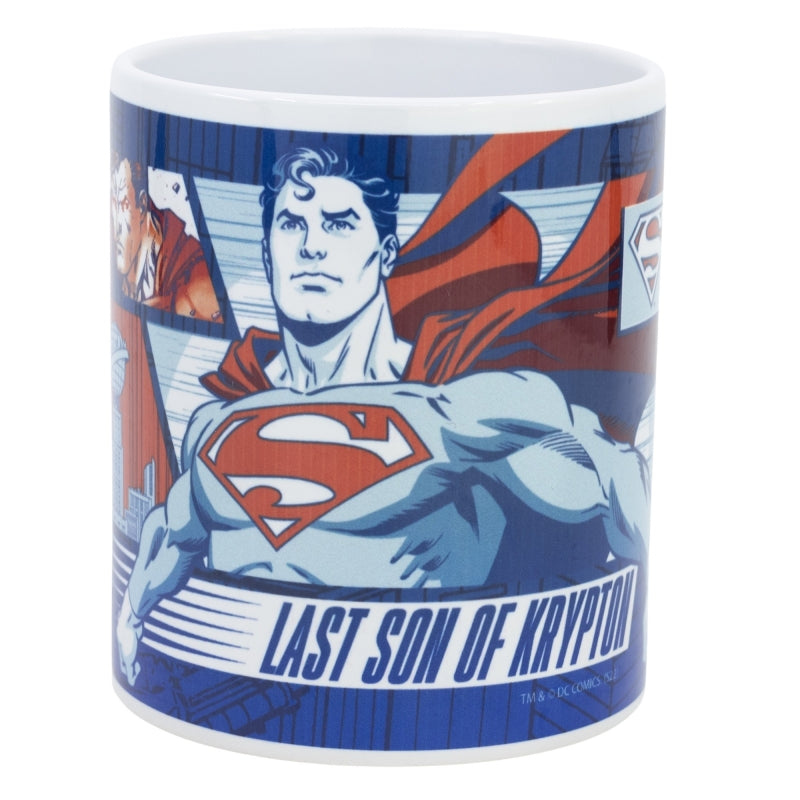 Cana pentru copii, din ceramica, Superman Multicolor, 325 ml (2)