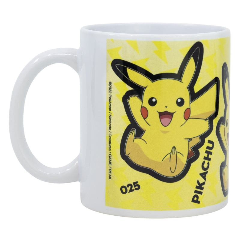 Cana pentru copii, din ceramica, Pokemon Picachu Multicolor, 325 ml (1)