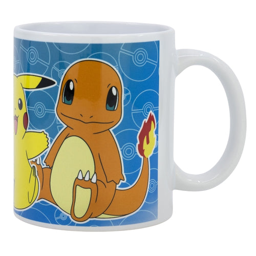 Cana pentru copii, din ceramica, Pokemon 3 Multicolor, 325 ml