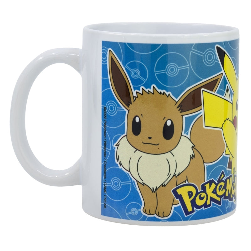 Cana pentru copii, din ceramica, Pokemon 3 Multicolor, 325 ml (1)