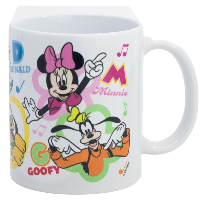 Cana pentru copii, din ceramica, Friends Musical Multicolor, 325 ml