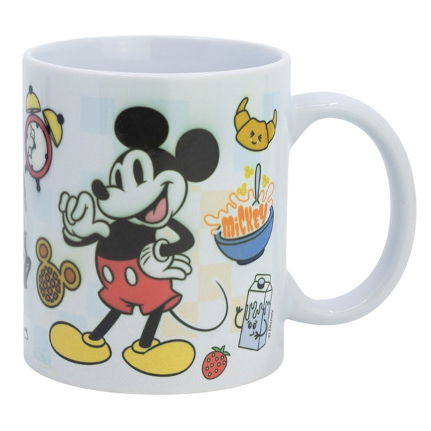 Cana pentru copii, din ceramica, Minnie Breakfast Multicolor, 325 ml