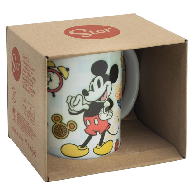 Cana pentru copii, din ceramica, Minnie Breakfast Multicolor, 325 ml (2)