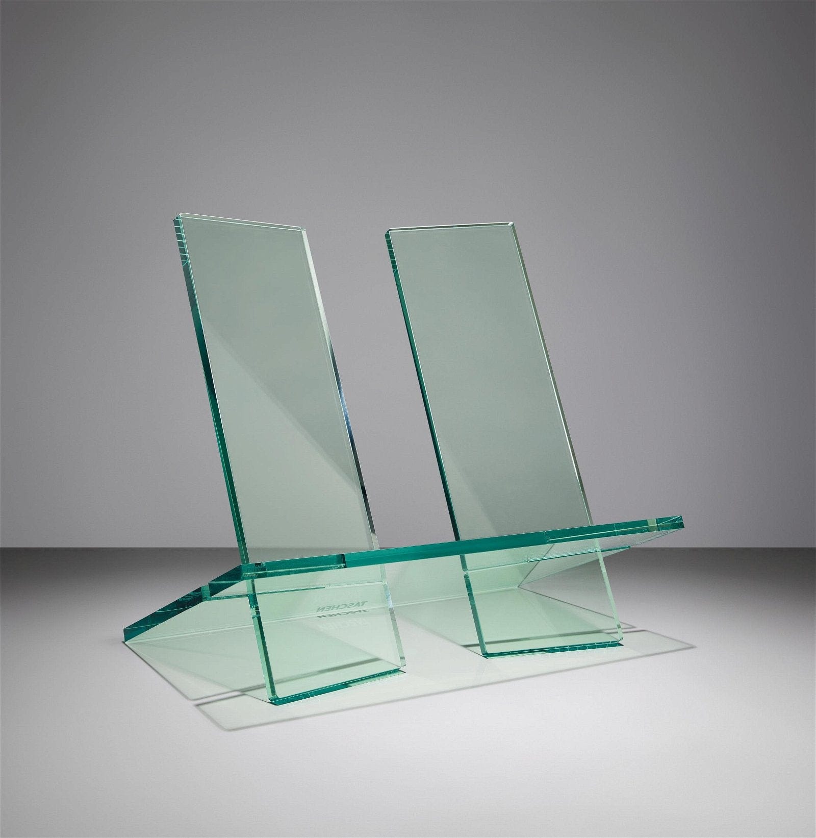 Suport pentru carti, Taschen Bookstand Display Crystal, Size XL Verde, L41xl28xH45 cm