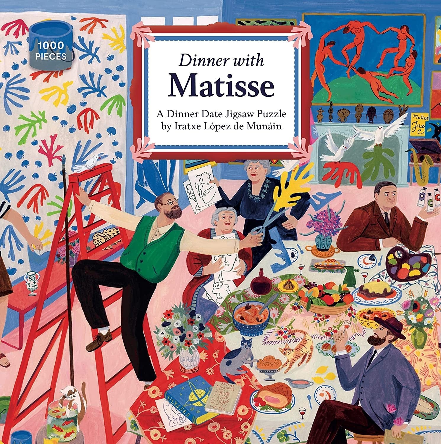Puzzle Dinner with Matisse, 1000 piese, 27 x 27 cm