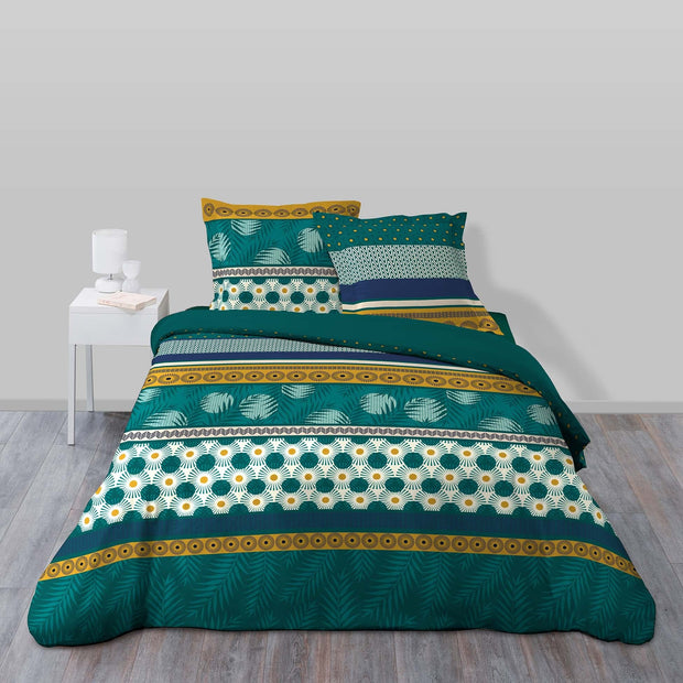 Lenjerie de pat din bumbac, Lauralys Multicolor, 240 x 220 cm (3)