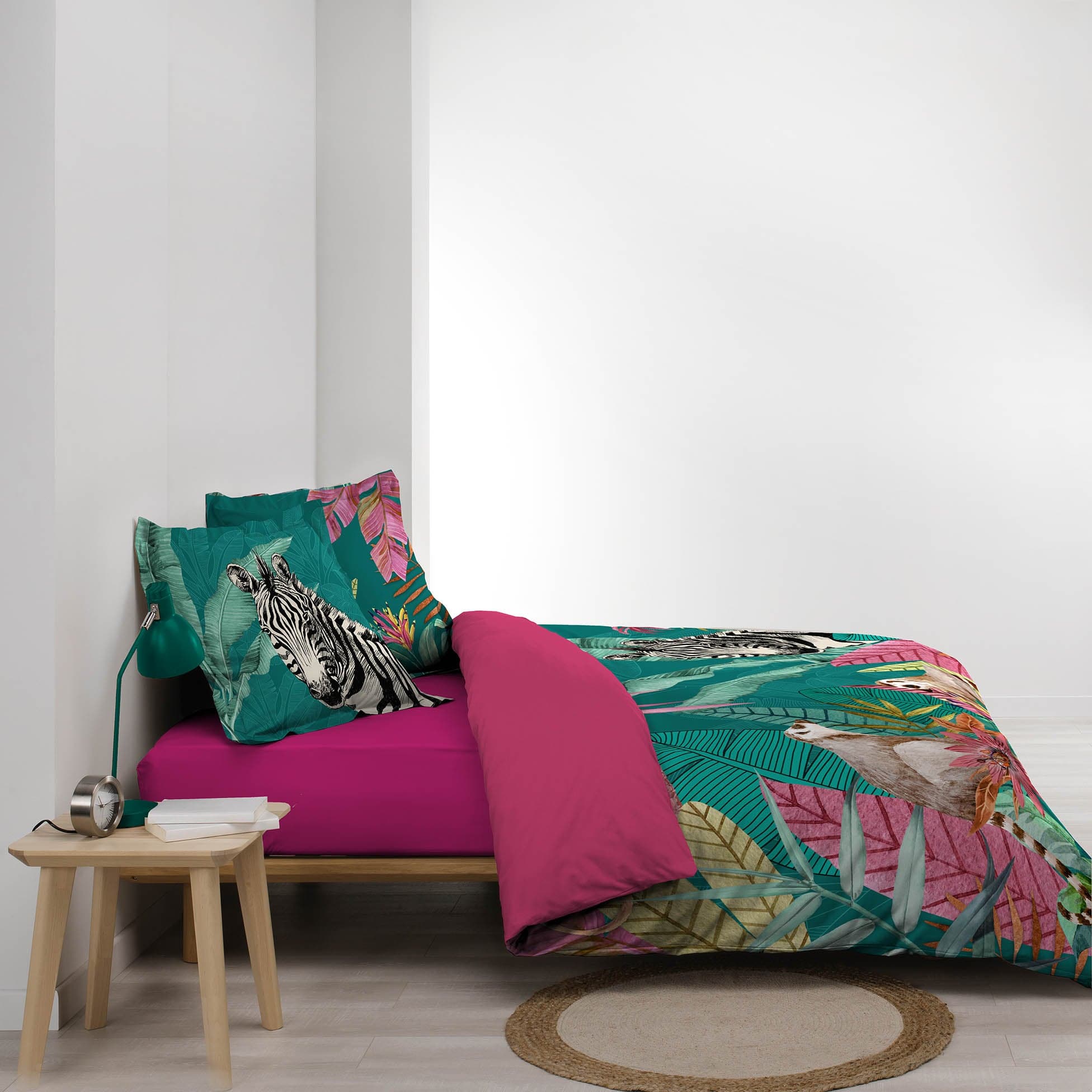 Lenjerie de pat din bumbac, Desirade Multicolor, 240 x 220 cm (4)