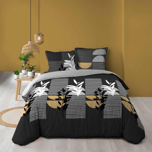 Lenjerie de pat din bumbac, Asior Multicolor, 260 x 240 cm