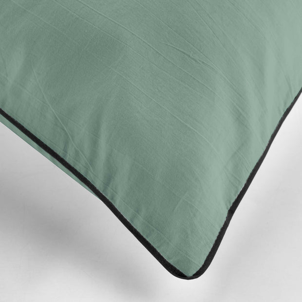 Lenjerie de pat din bumbac, Linette Verde Mint, 240 x 220 cm (3)