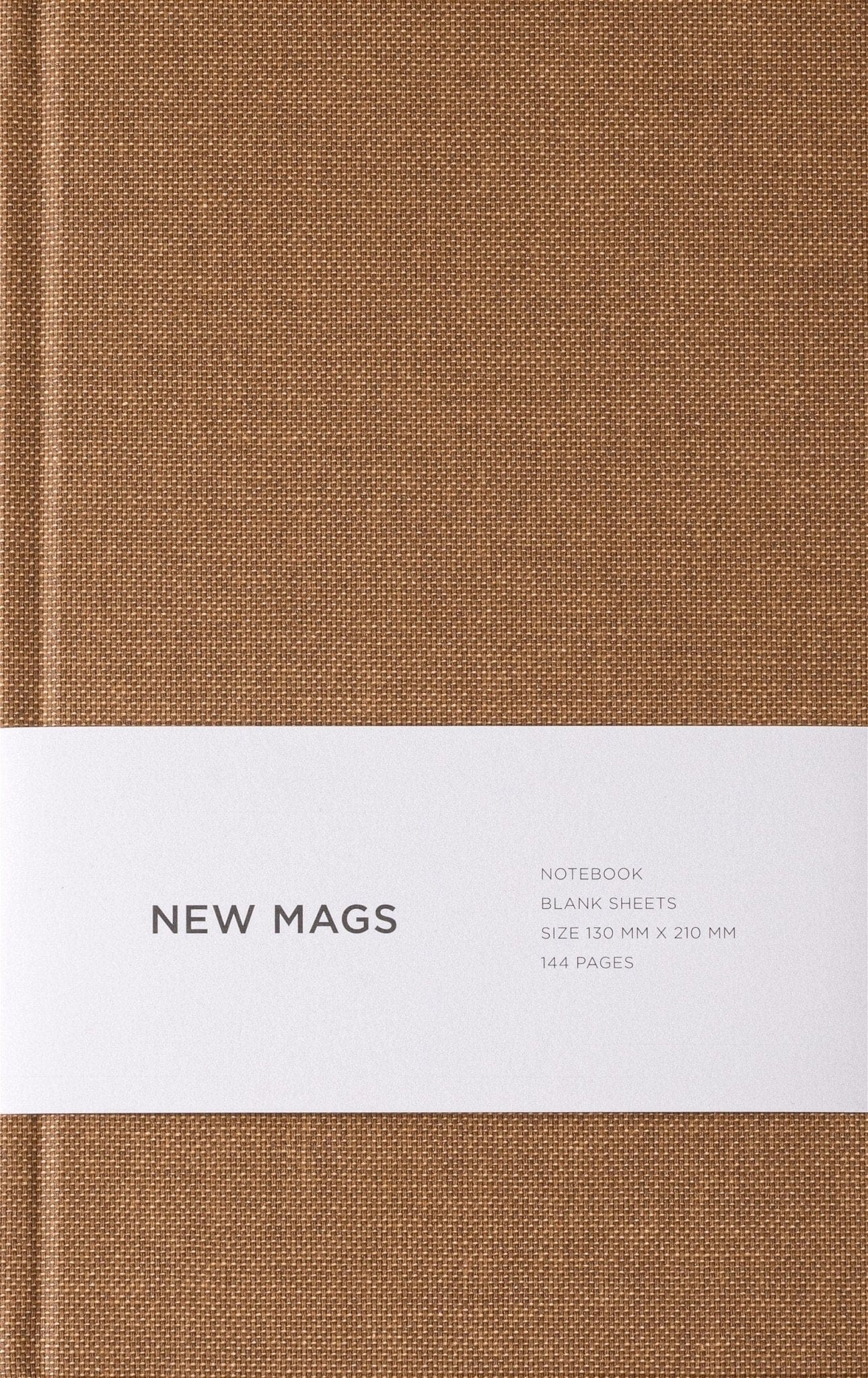 NewMags Agenda Notebook Brown - Hardcover/Blank, in Limba Engleza