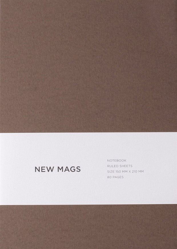 NewMags Agenda Notebook Brown  - Softcover/Ruled, in Limba Engleza