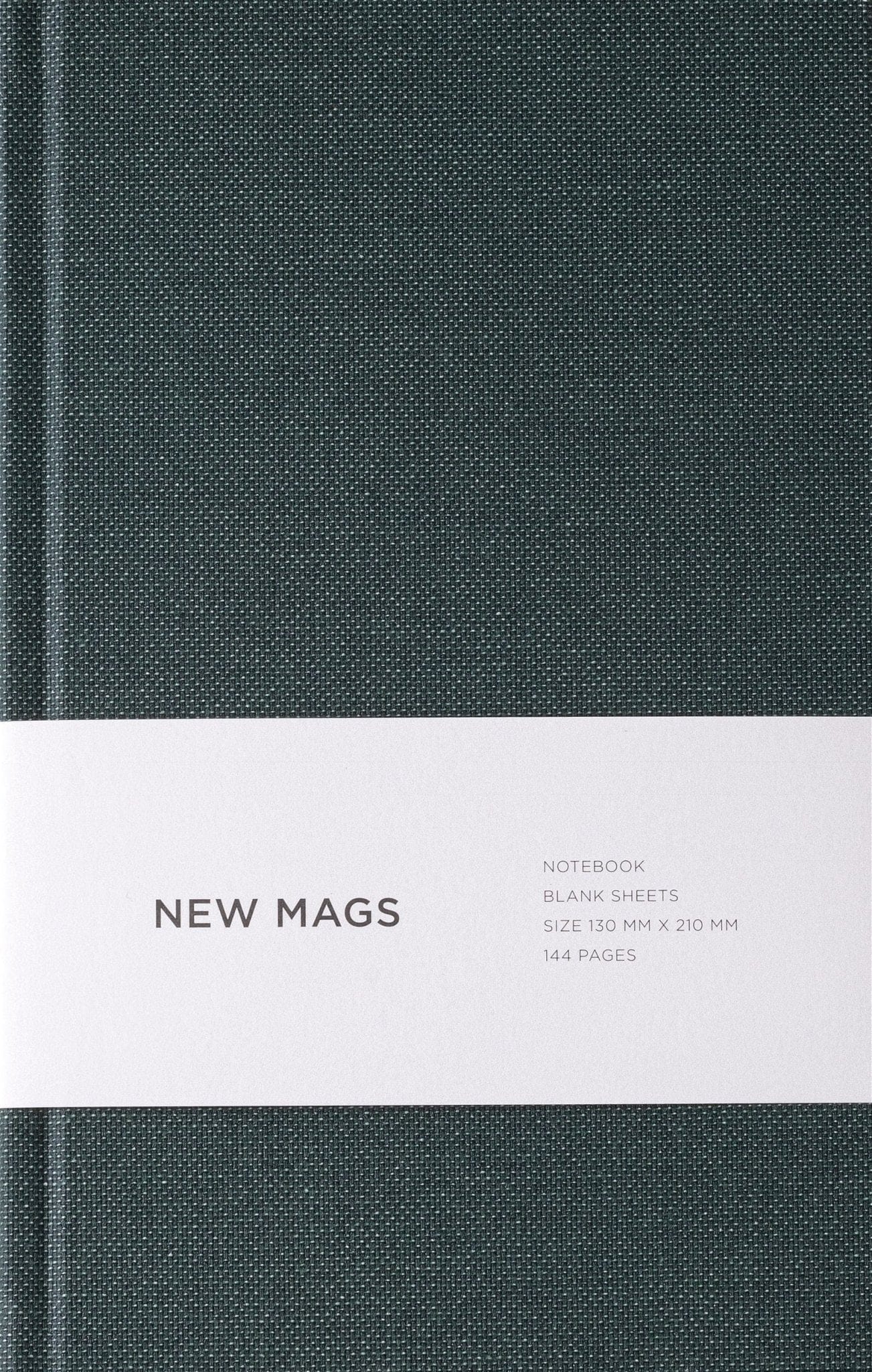NewMags Agenda Notebook Moss Green - Hardcover/Blank, in Limba Engleza