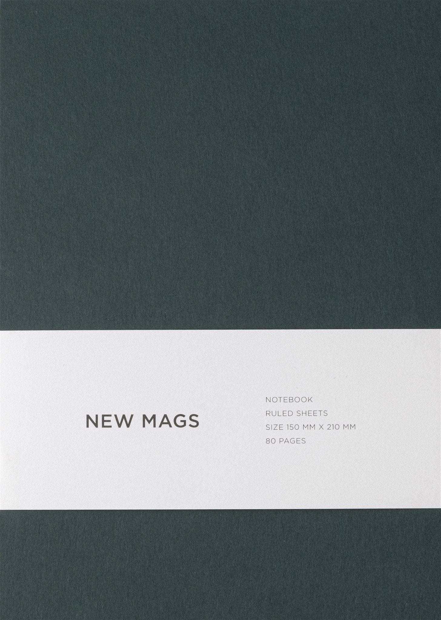 NewMags Agenda Notebook Moss Green - Softcover/Ruled, in Limba Engleza
