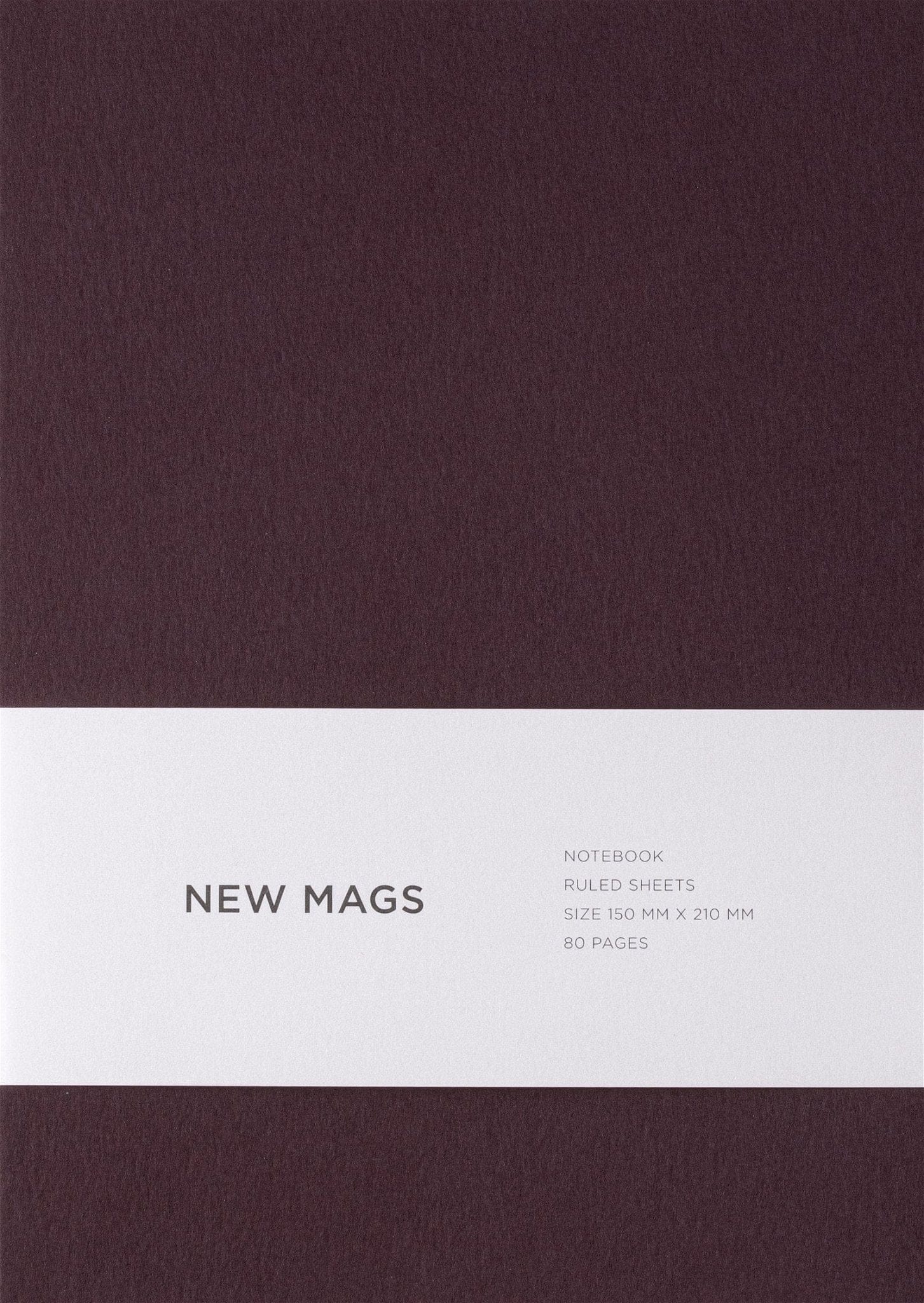 NewMags Agenda Notebook Port Wine - Softcover/Ruled, in Limba Engleza