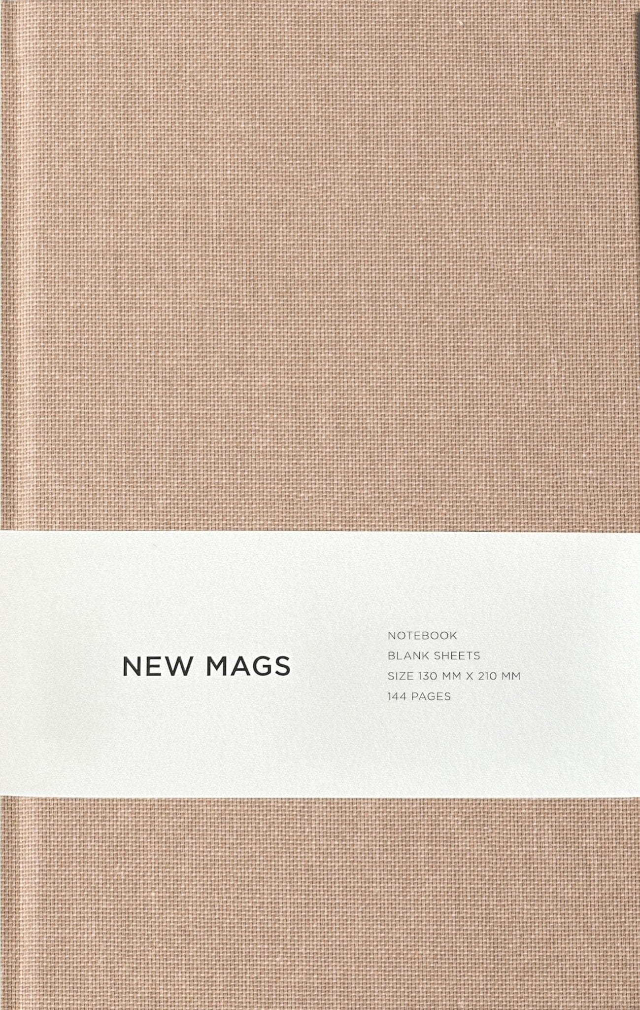 NewMags Agenda Notebook Sand - Hardcover/Blank, in Limba Engleza
