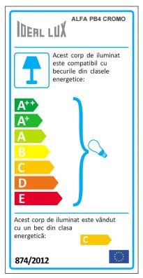 IdealLux Aplica Alfa PB4