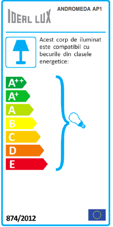 IdealLux Aplica Andromeda AP1