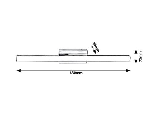 RabaLux Aplica Bastian 5781 Crom