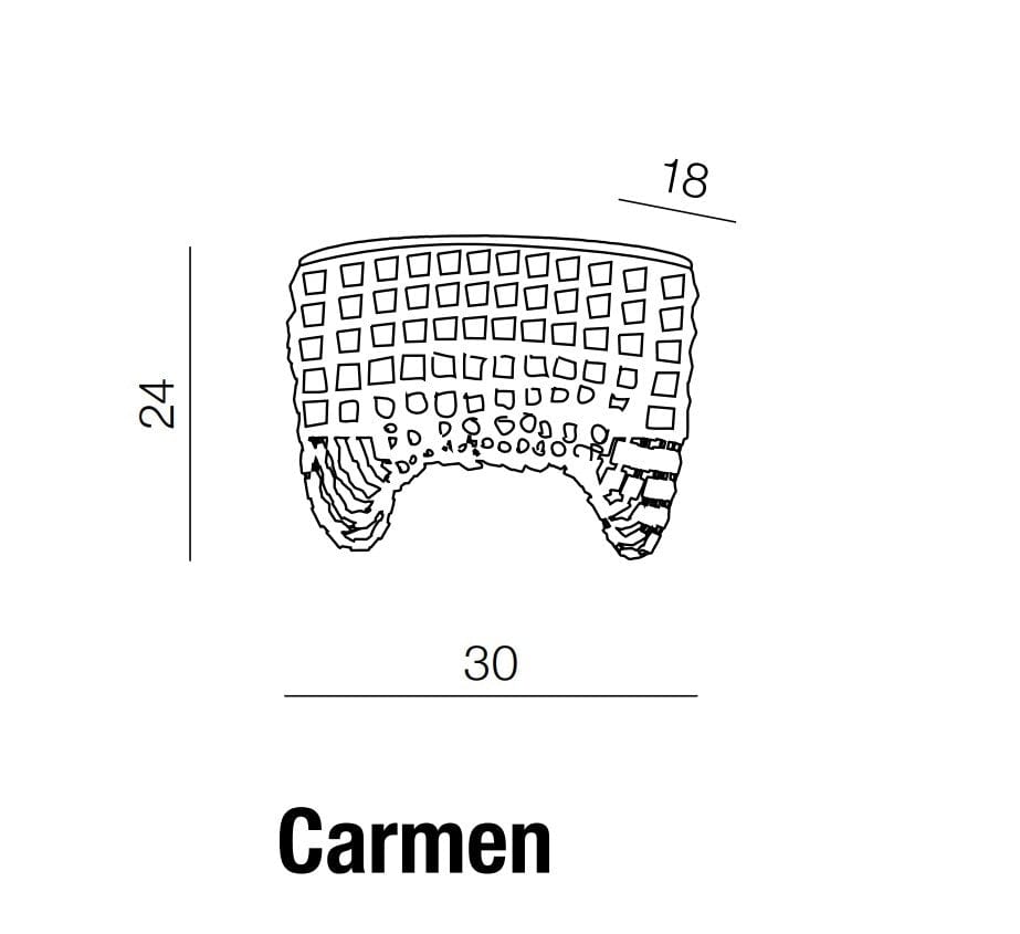 Azzarddo Aplica Carmen Crom, AZ1283