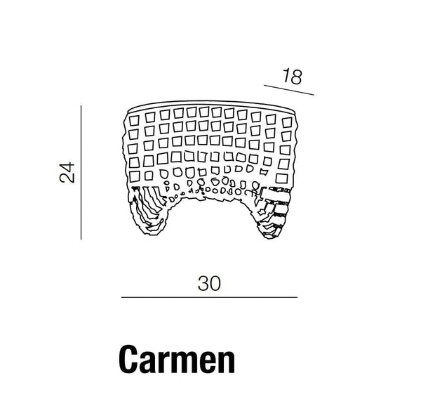 Azzarddo Aplica Carmen Crom, AZ1283