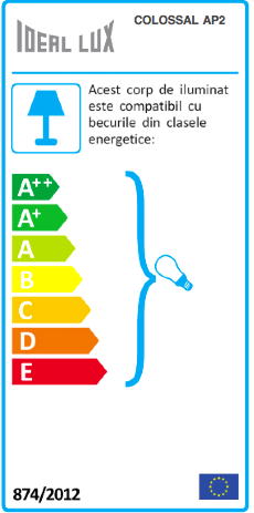 IdealLux Aplica Colossal AP2