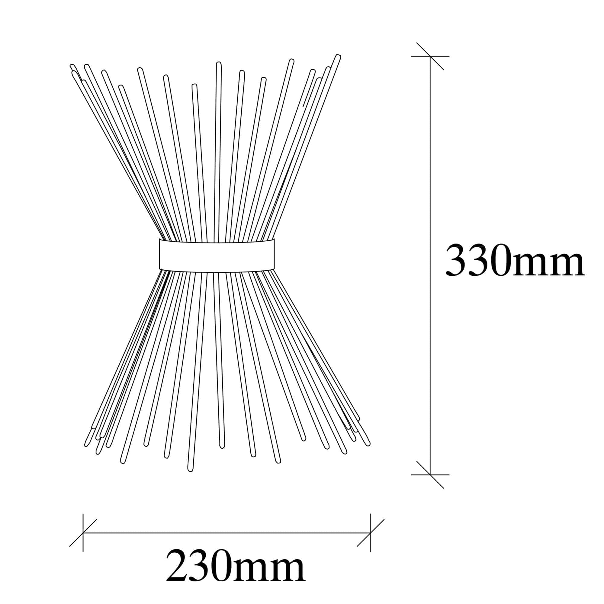 Aplica Kirpi 3091 Negru (9)