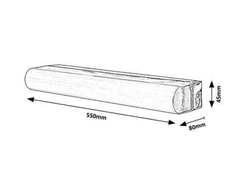 Aplica Matt 2066 Crom / Alb (1)