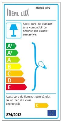 IdealLux Alb Aplica Moris AP2