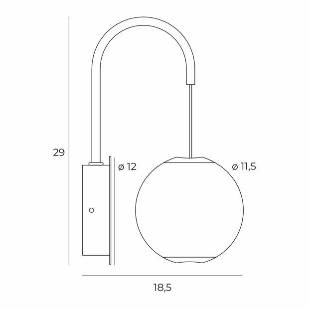 Aplica Nobile W0314 Crom (1)