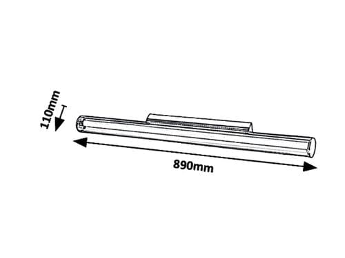 Aplica Paula 6750 Crom / Transparent (1)