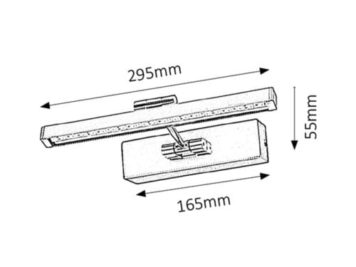 RabaLux Aplica Picture guard 3640 Crom