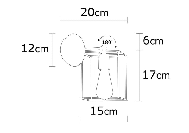 Aplica Selimiye N-1186 Negru / Alama (3)