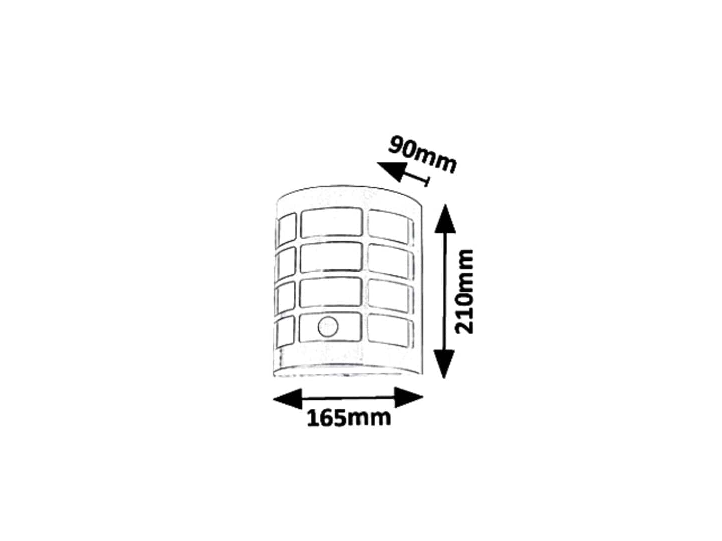 Aplica Sevilla cu senzor 8800 Crom (2)