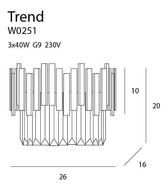 Aplica Trend W0251 Auriu (3)