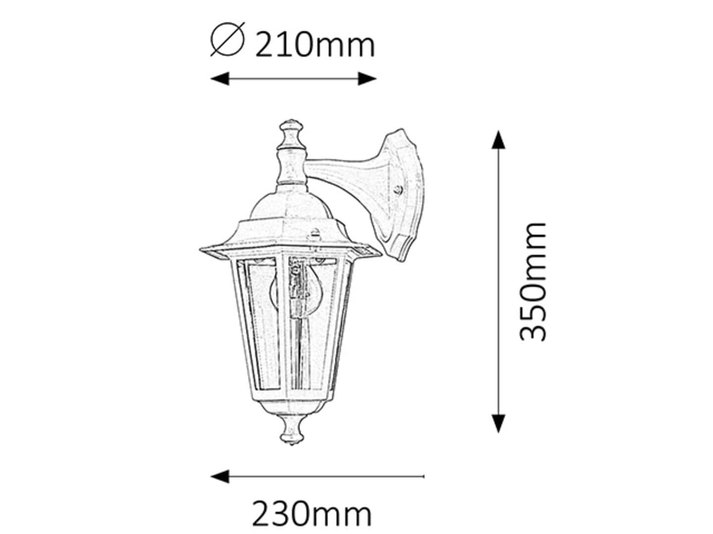 Aplica Velence Down 8202 Negru (2)