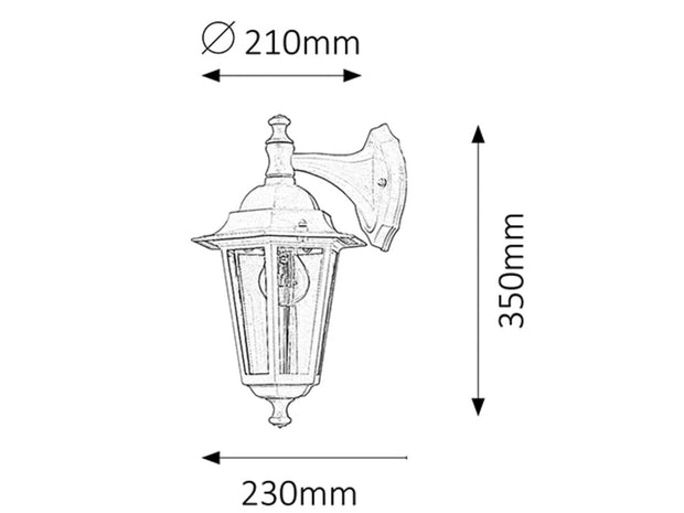 Aplica Velence Down 8202 Negru (2)