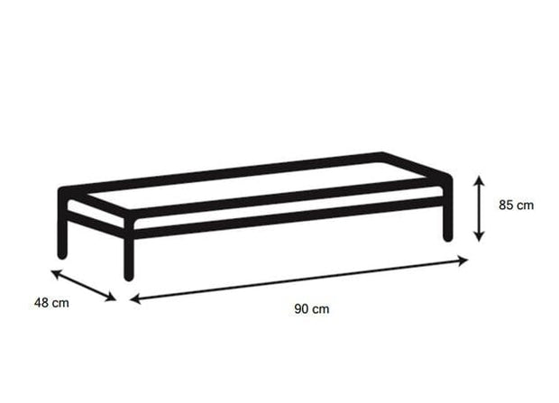 Actona Banca din MDF cu spatiu de depozitare si perna sezut detasabila, Aster Alb / Bej, l90xA48xH85 cm