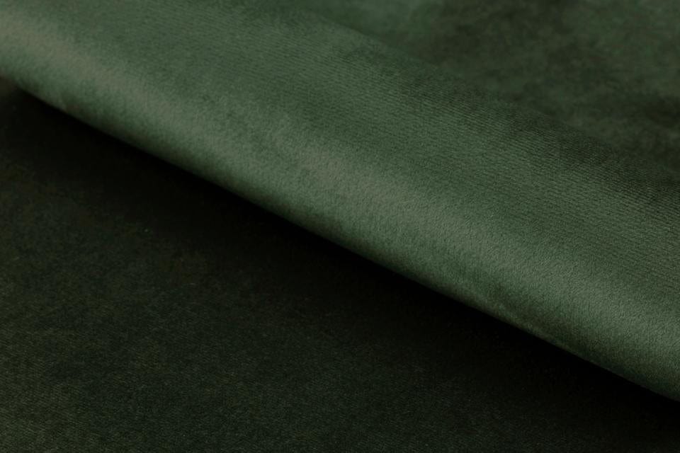 Banca tapitata cu stofa si picioare metalice, Brooke Velvet Verde Inchis / Negru, l167xA57xH84,5 cm (6)