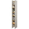 Lenart Biblioteca din pal pentru copii si tineret, Teen Flex TF03 Gri / Natural, l27xA40xH218 cm