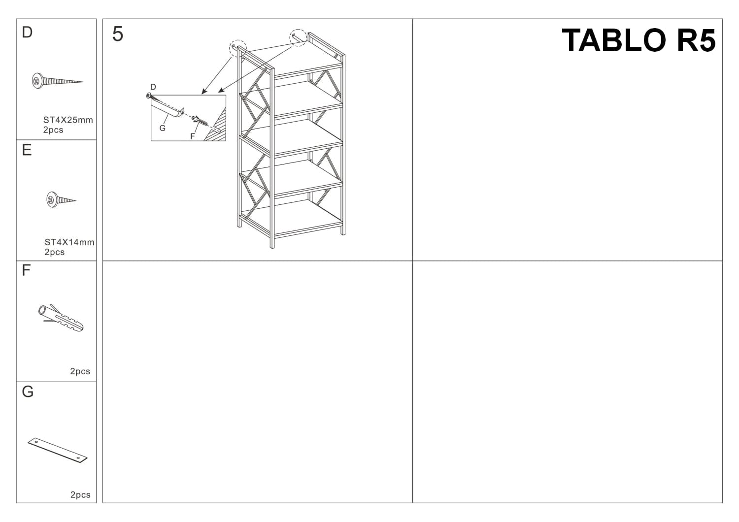 Signal Biblioteca din pal si metal, Tablino R5 Stejar / Maro Inchis, l60xA40xH180 cm