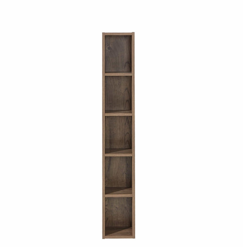 Biblioteca suspendata din pal si MDF Madeline Havel Oak Cognac, l20xA20xH125 cm - SomProduct Romania