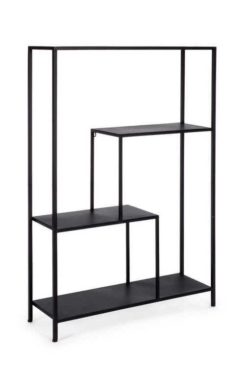 Biblioteca din metal, Regular Small Negru, l85xA26xH129 cm