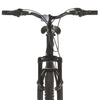 VidaXL Bicicleta montana cu 21 de viteze, cadru metalic, Mountain Negru / Rosu, 48 cm