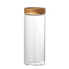 Bloomingville Borcan pentru depozitare cu capac, Kauna Transparent, 690 ml, Ø8xH20.5 cm