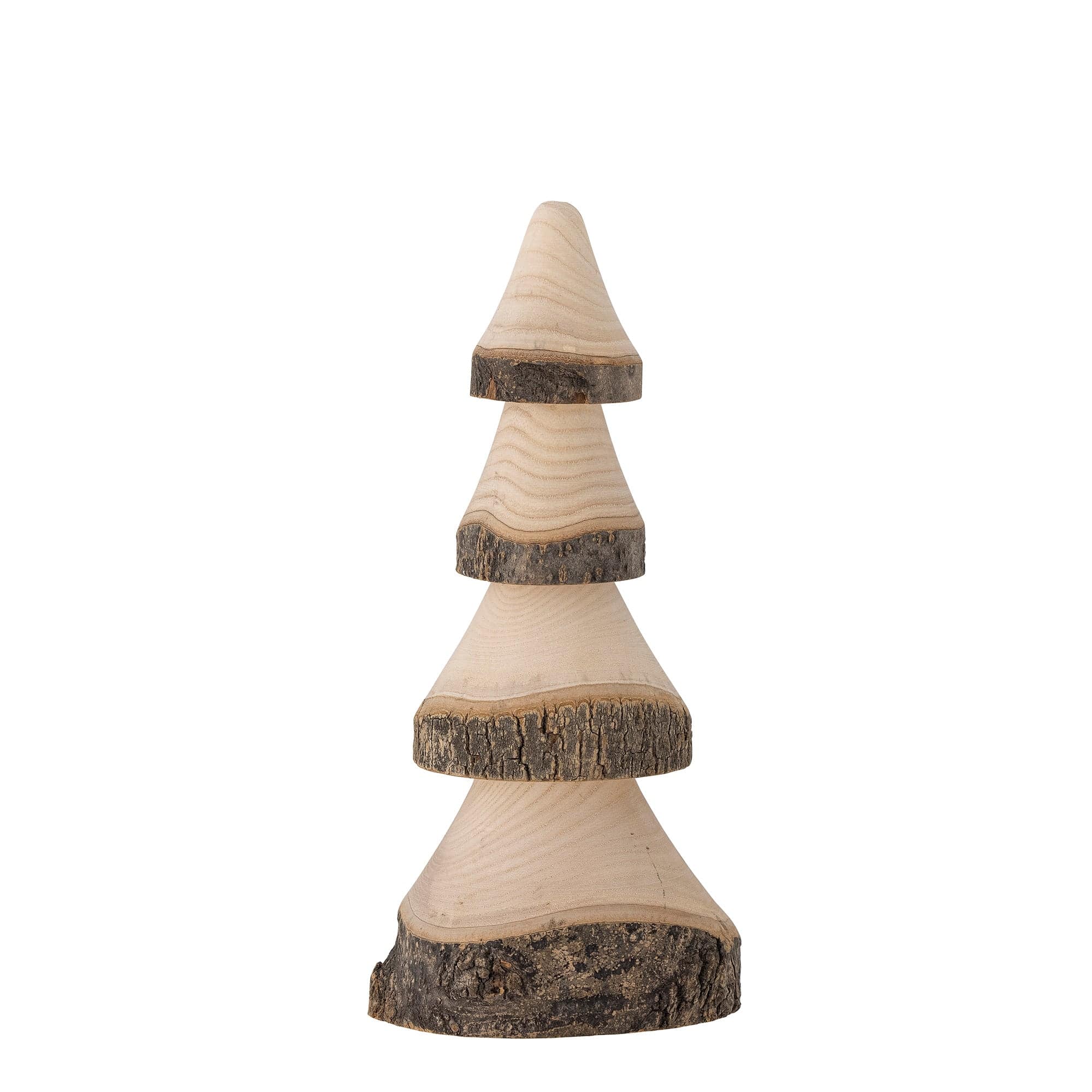 Bradut decorativ de Craciun, Boye Natural, Ø12 cm