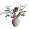 Bloomingville Buchet flori artificiale, Crown Rosu, H80 cm